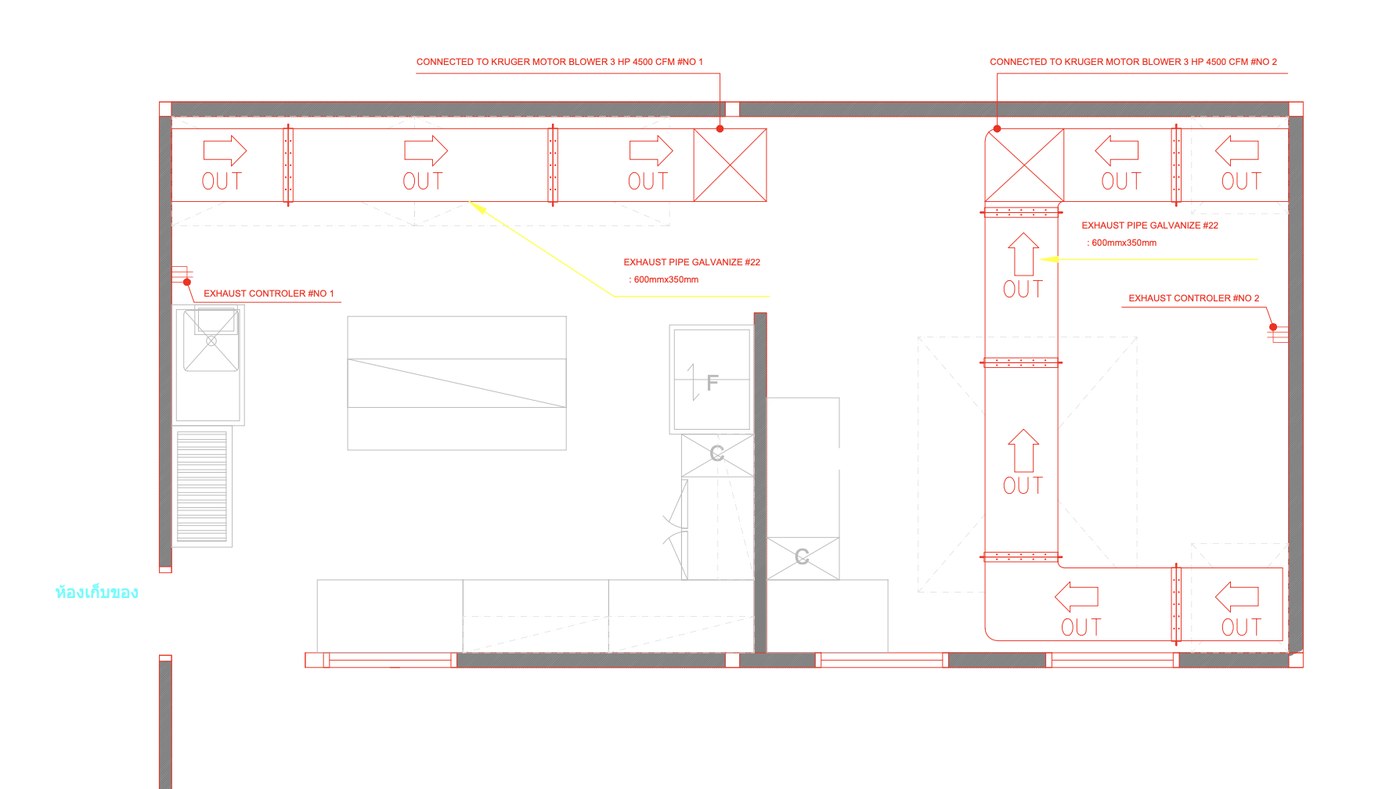 Restaurant kitchen design plan sample 5