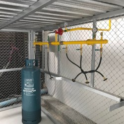 Restaurant gas system installation 4