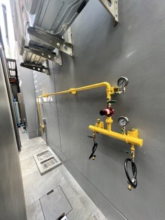Restaurant gas system installation 9