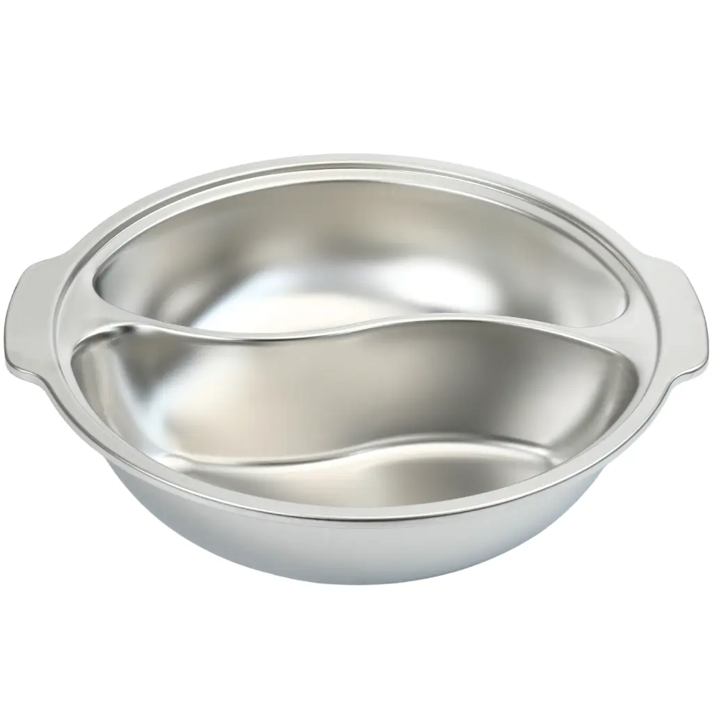 หม้อชาบูสเตนเลส 2 ช่อง 32 ซม. STL0097 -1.webp
