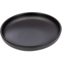 メラミンざるそば皿 7.5" (ZEN SERIES, 黒)