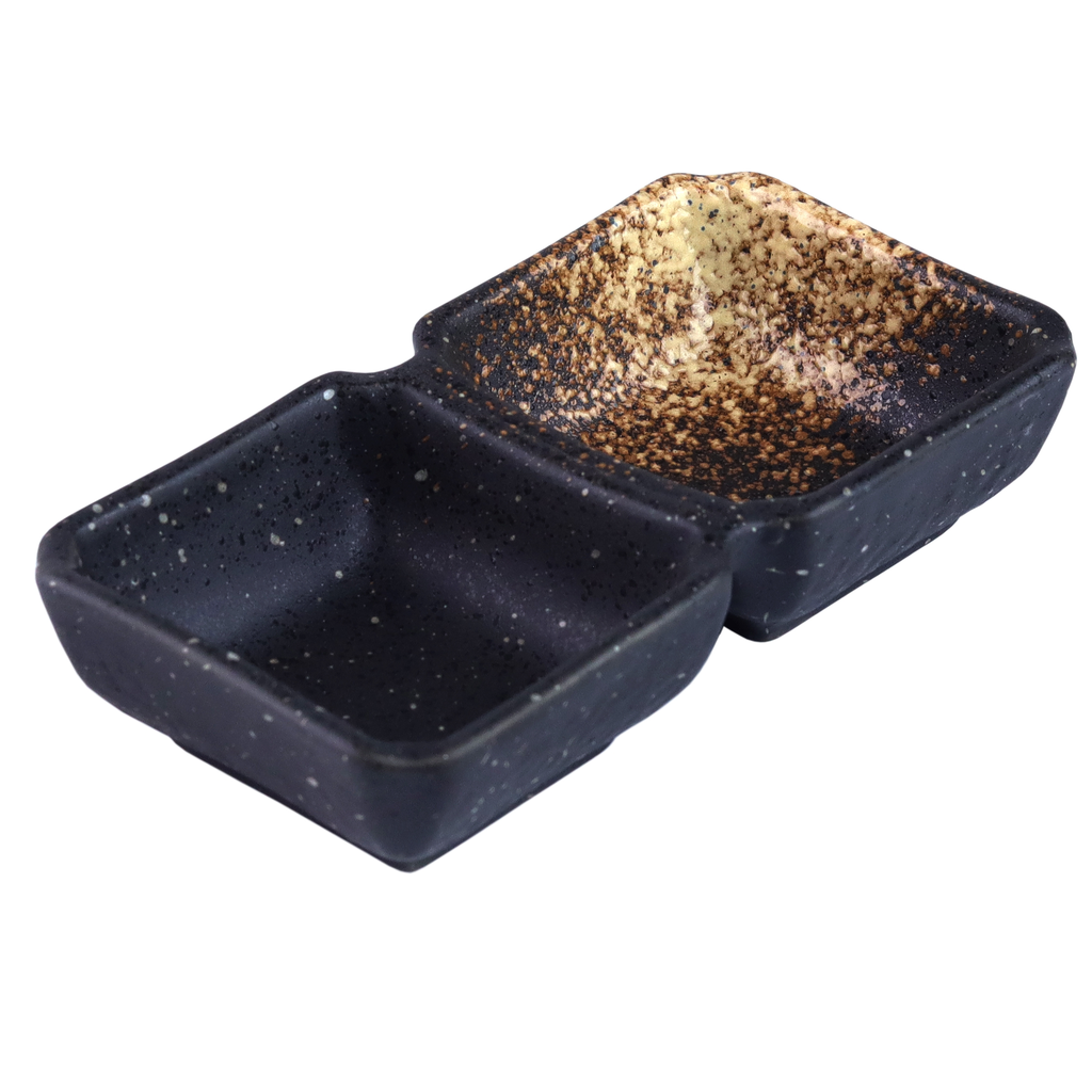2 Compartment Sauce Dish (Volcano)