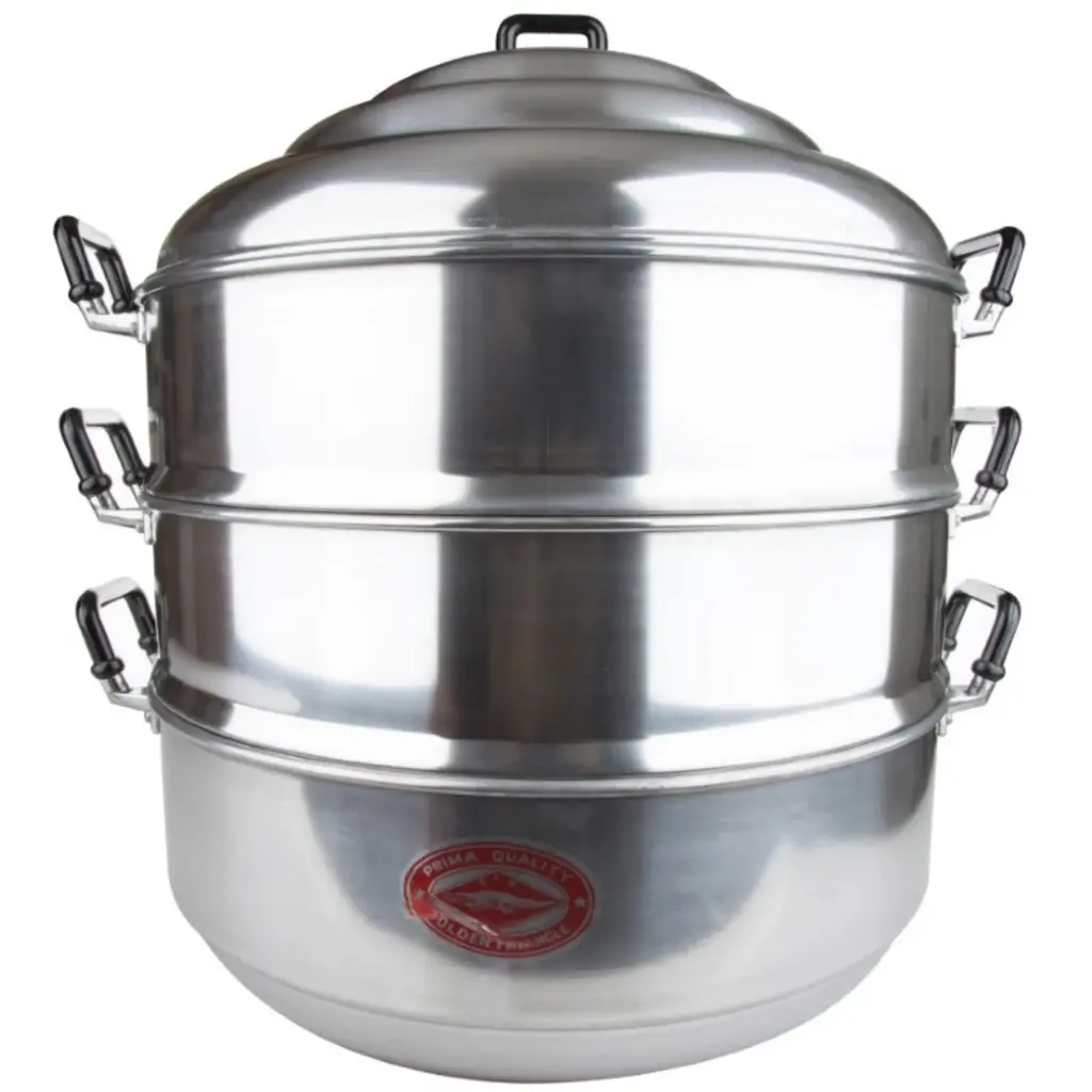 3 Tire Aluminum Steamer 44 cm