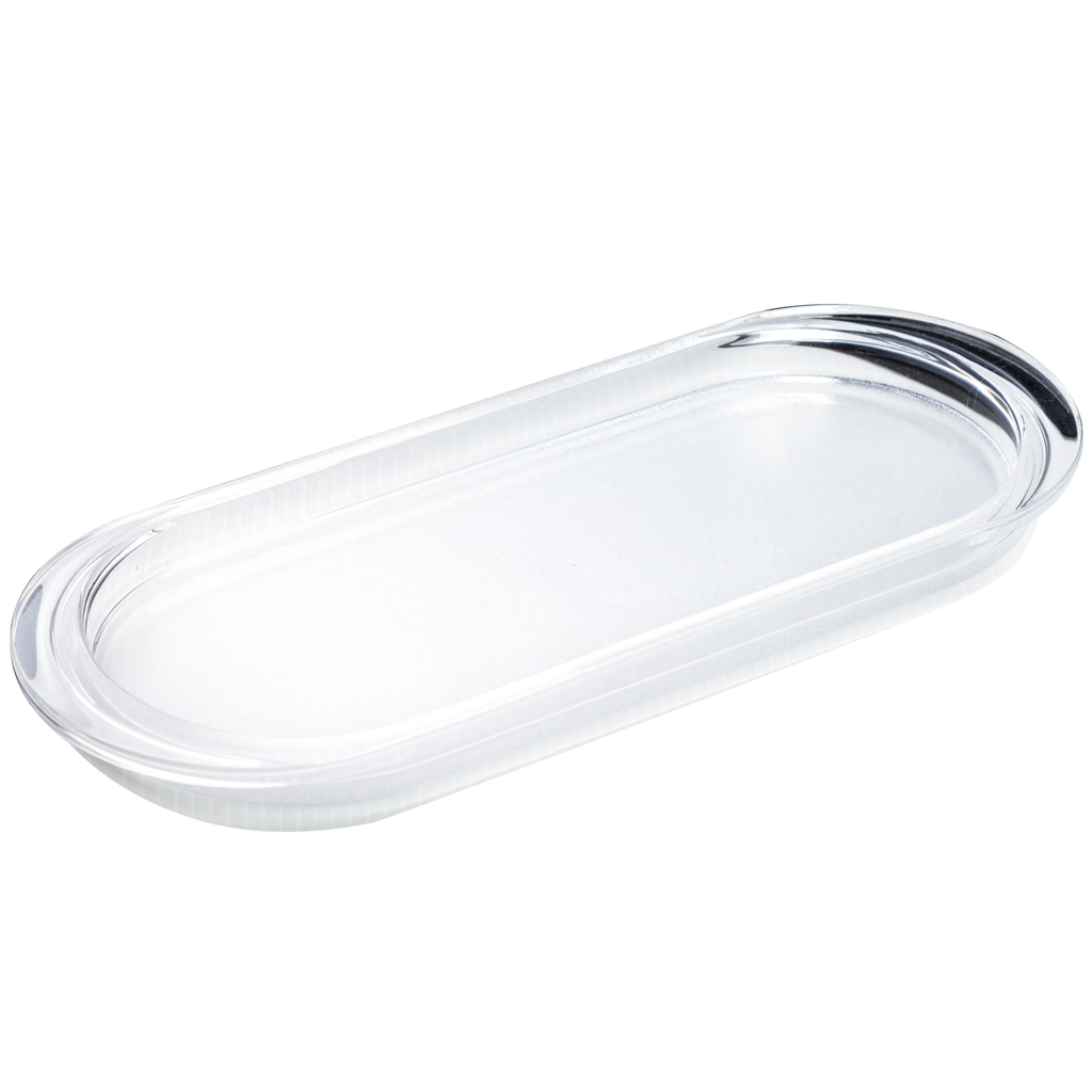 ถาดเครื่องปรุงอะคริลิควงรี 27x10 ซม.