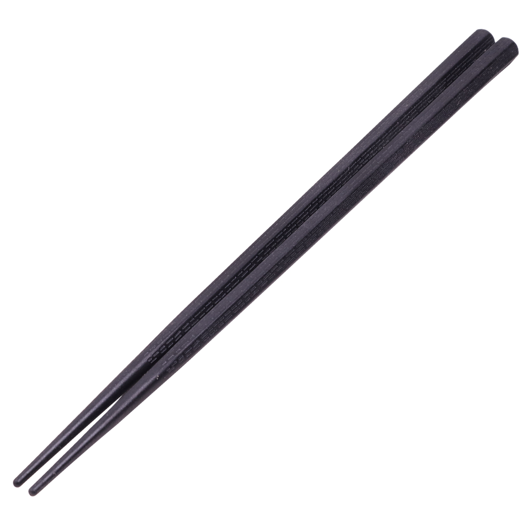 ตะเกียบอัลลอยสีดำ 22.2 ซม. (10 คู่)