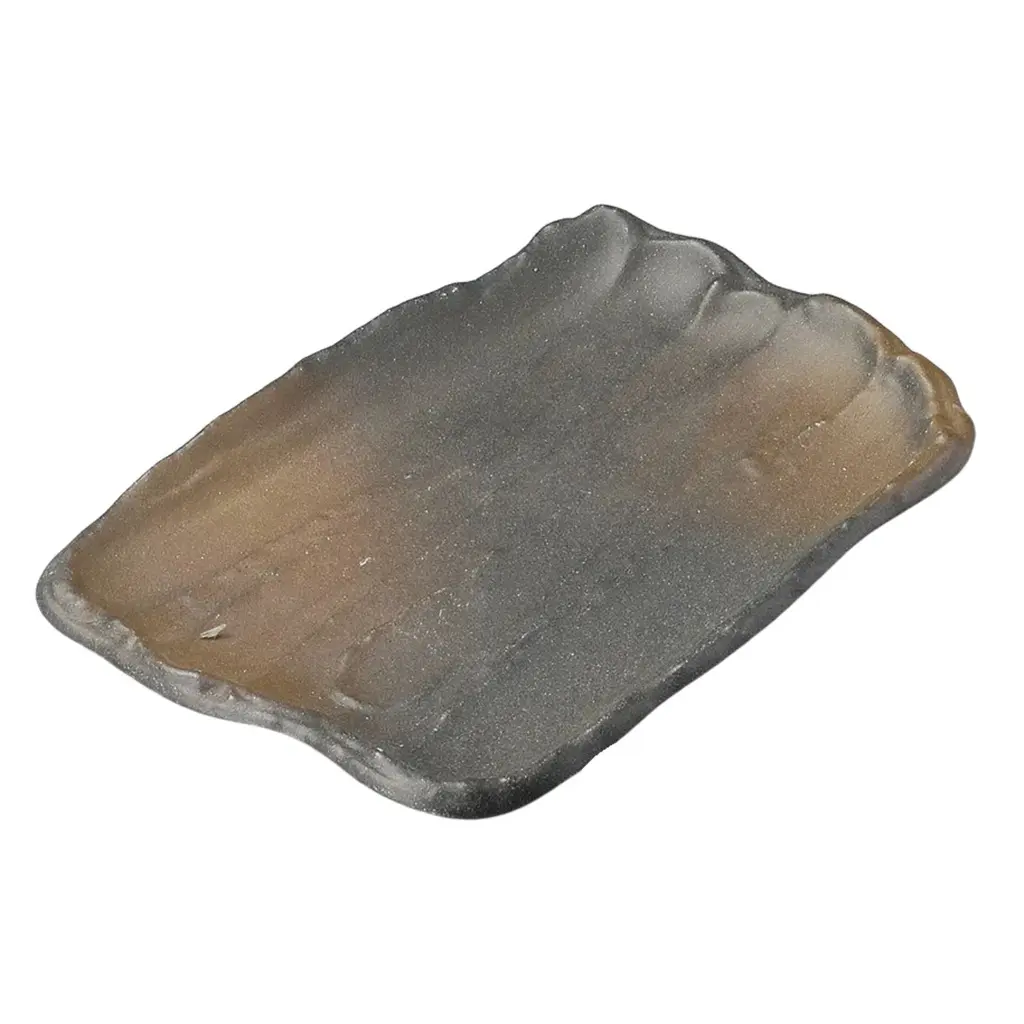 Black Tea Square Plate 8.5"