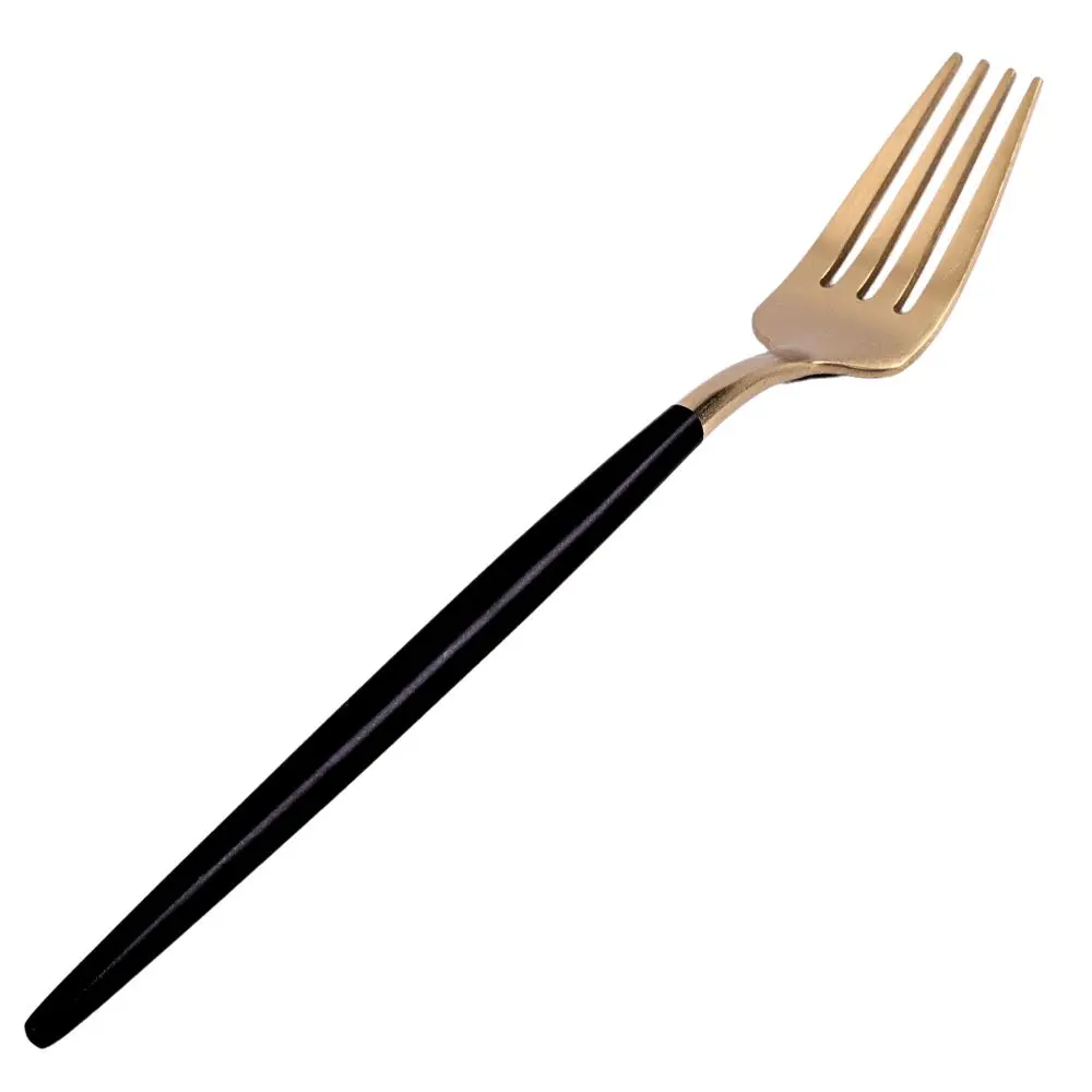 Dining Fork 185 mm (Black-Gold)