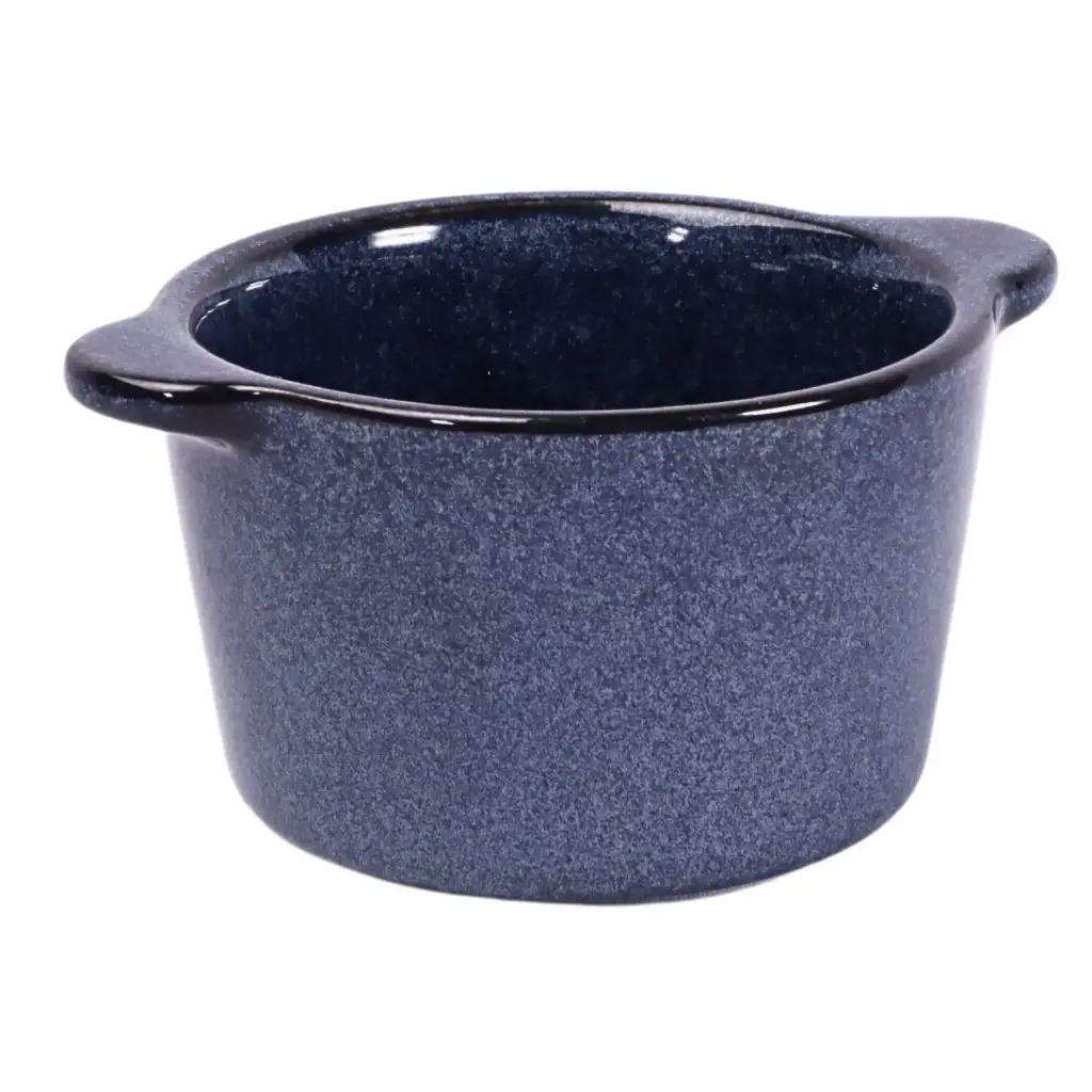 Bowl with 2 Ears Handle 4.5" (Deep Blue)