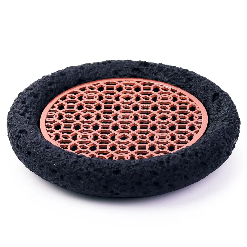 Caldera Plate 6.5" (Black Meteorite)