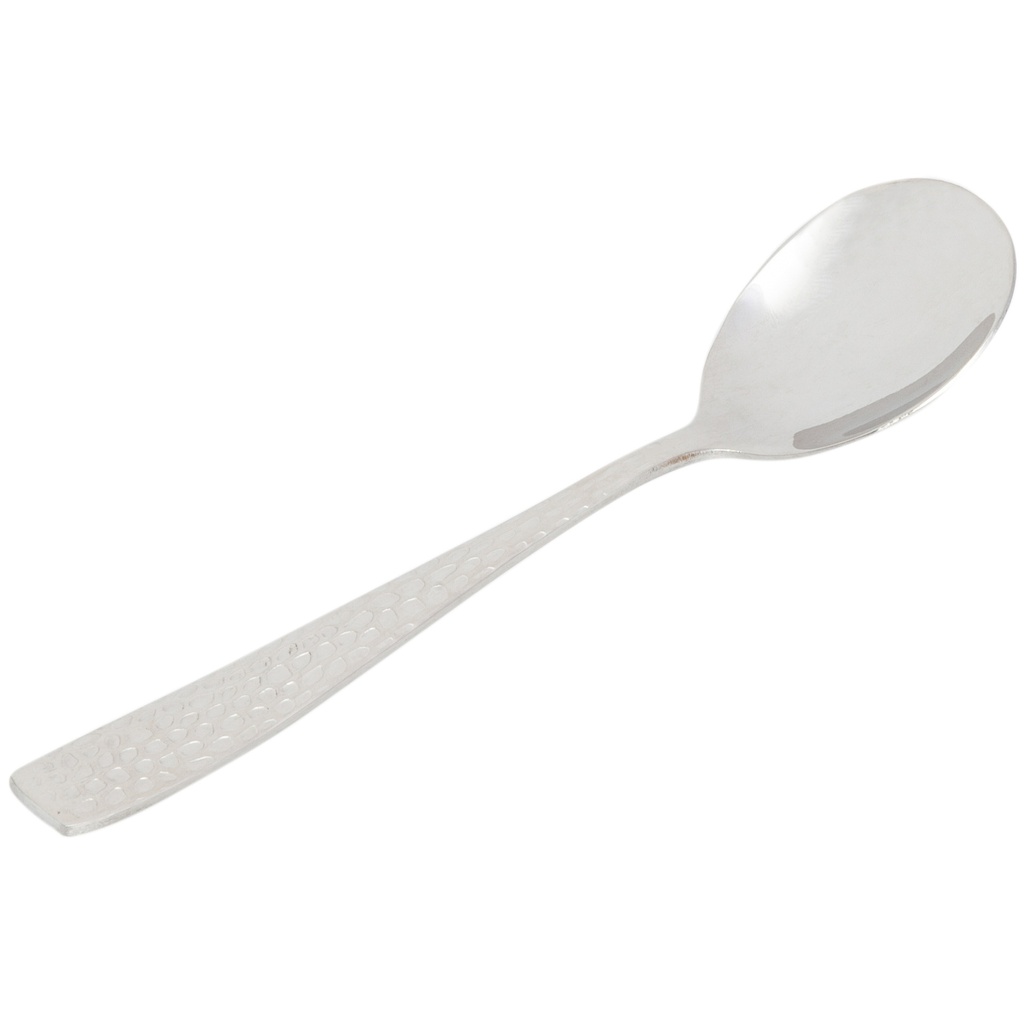 Dessert Spoon 16 cm (Hammered, 18-8)