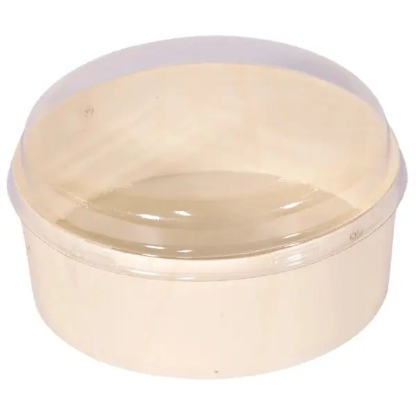 Disposable Wooden Round Box 15 cm