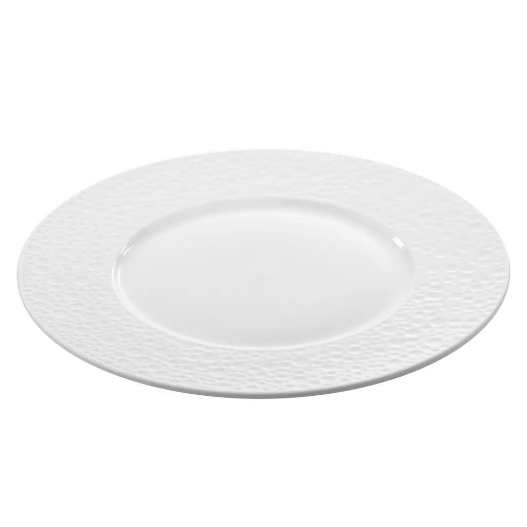 Fine Dining Plate 11" (White Meteorite)