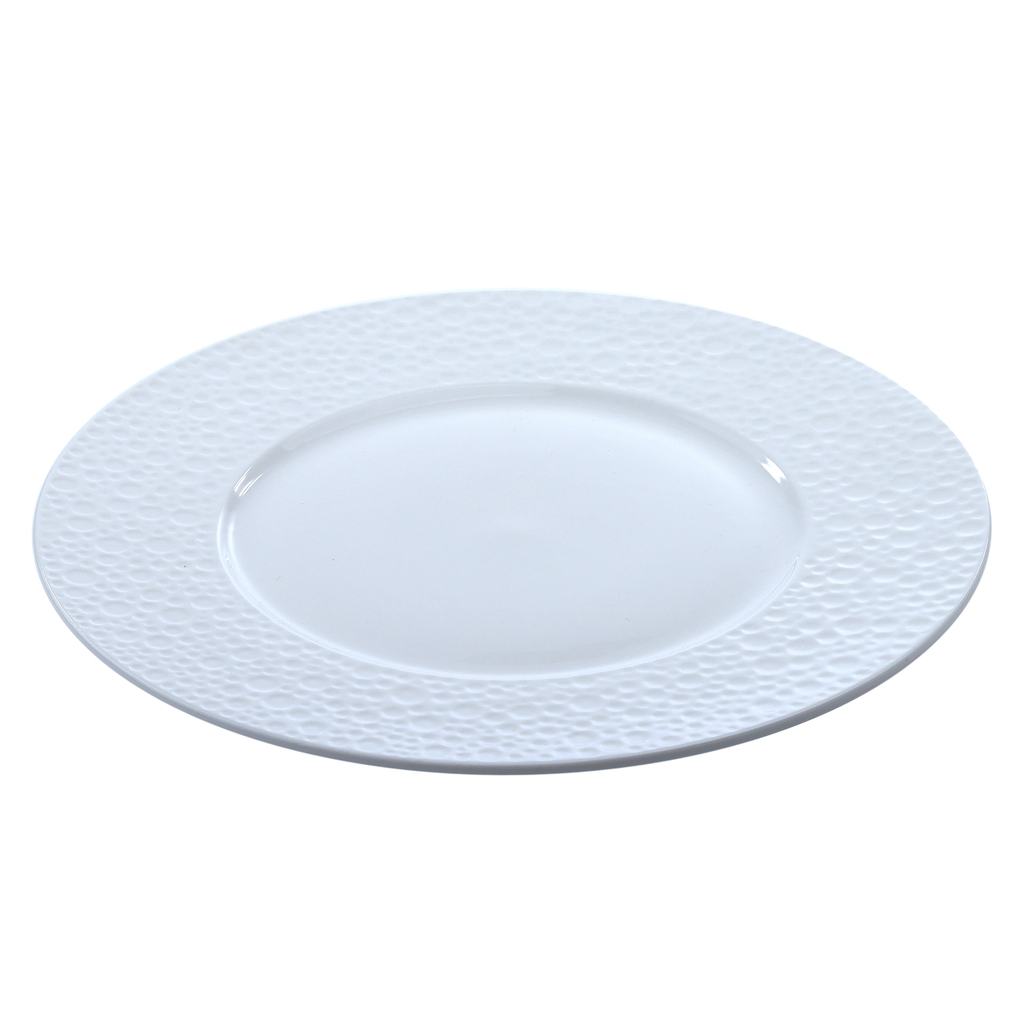 Fine Dining Plate 11" (White Meteorite)