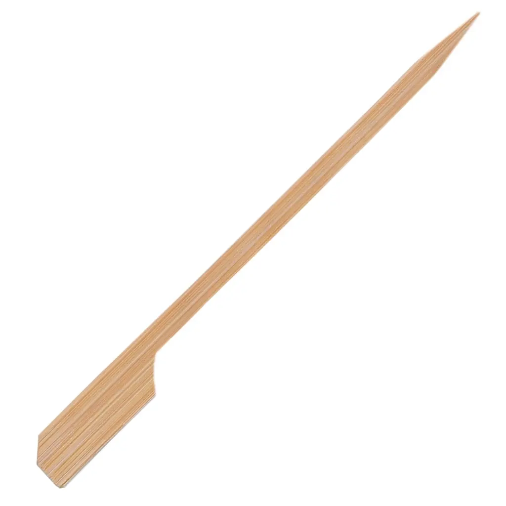 Flag Shaped Bamboo Skewers 9 cm (100 Pcs)
