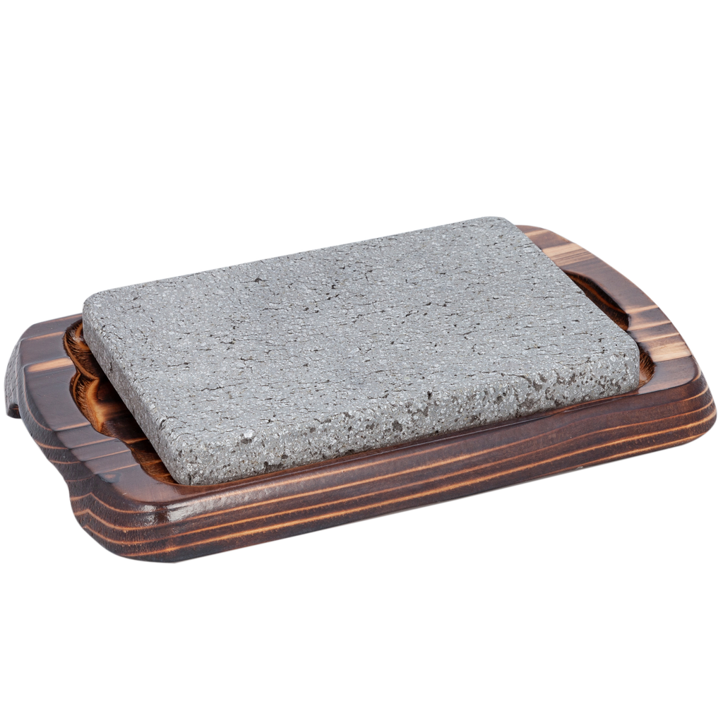 Fuji Yoganseki Grill Stone Set 18x13 cm