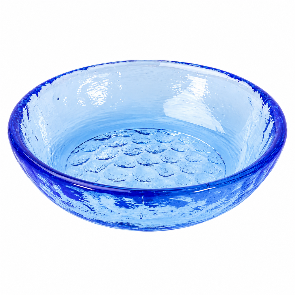 Glass Sauce Dish 9 cm (Blue)