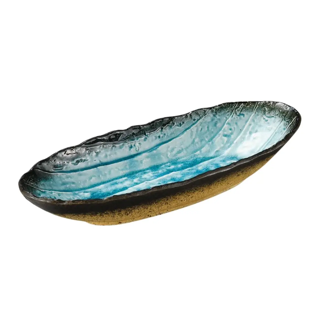 Kaze Sasuga-me Oval Bowl 11.25"