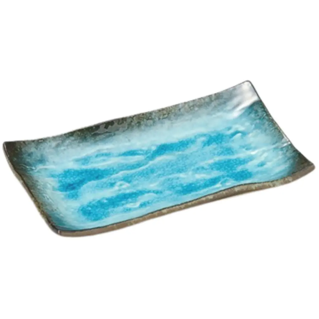 Kaze Sasuga-me Yakimono Plate 8.5"