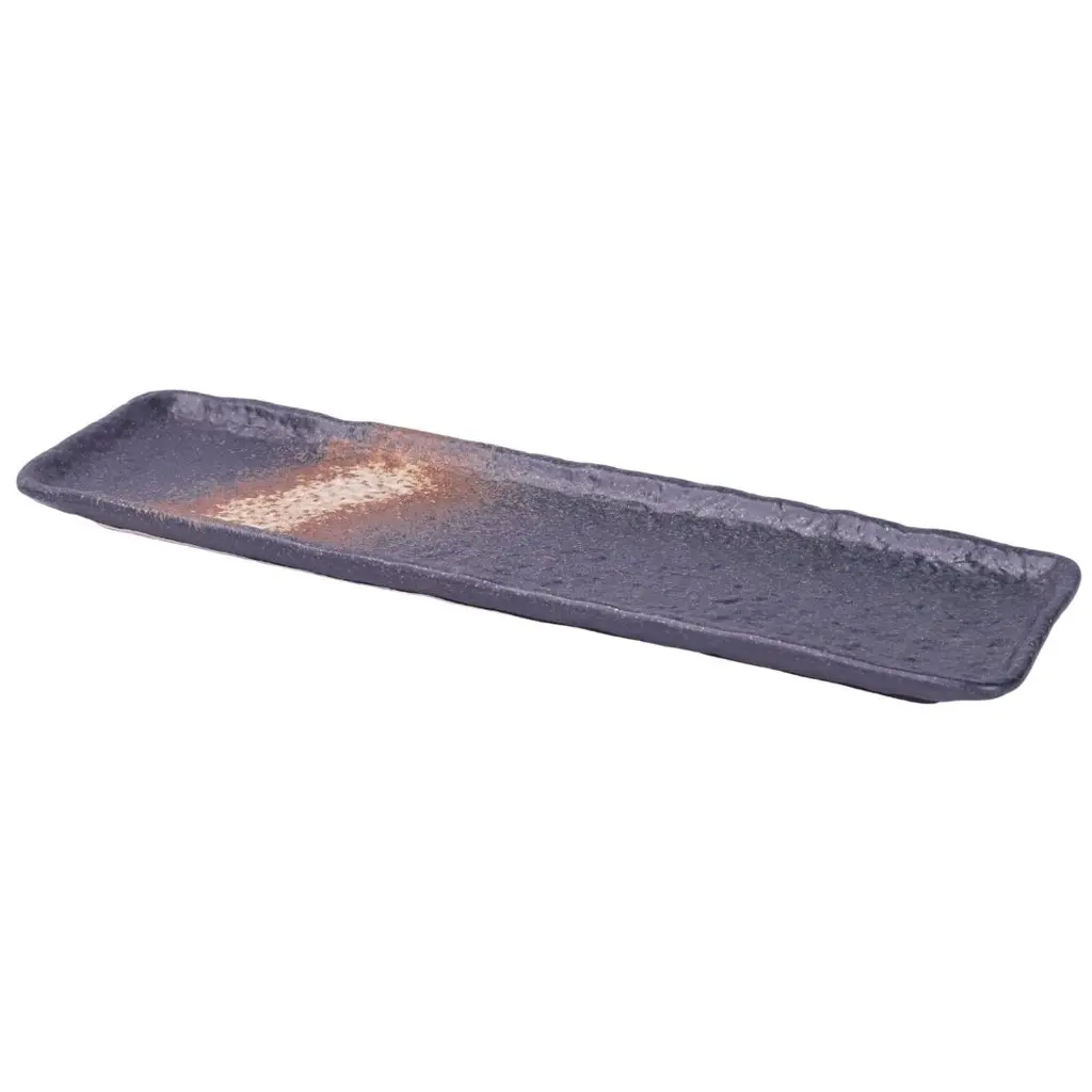Kuro Bizen Tokuchō Plate 12.5"