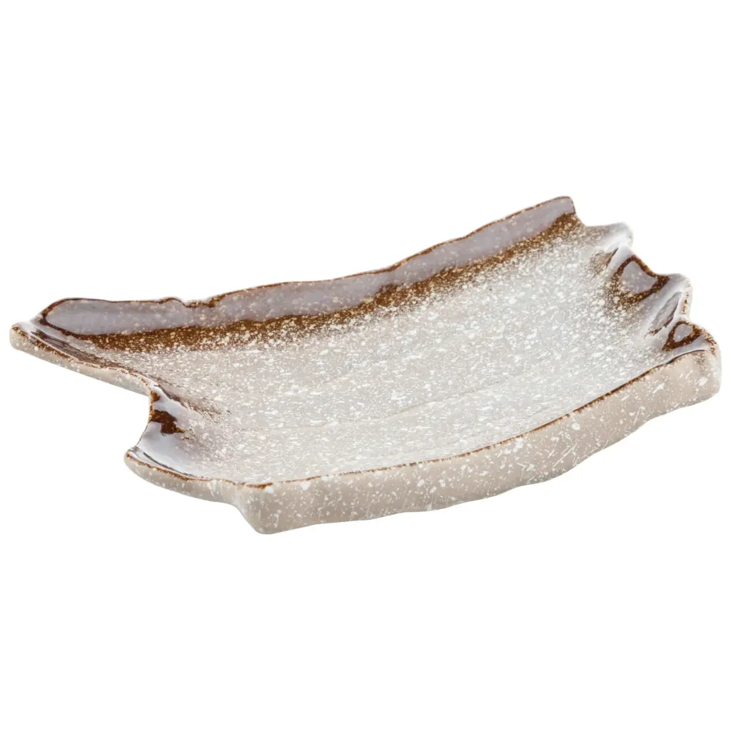 Maple Plate 11" (Snow-Desert)