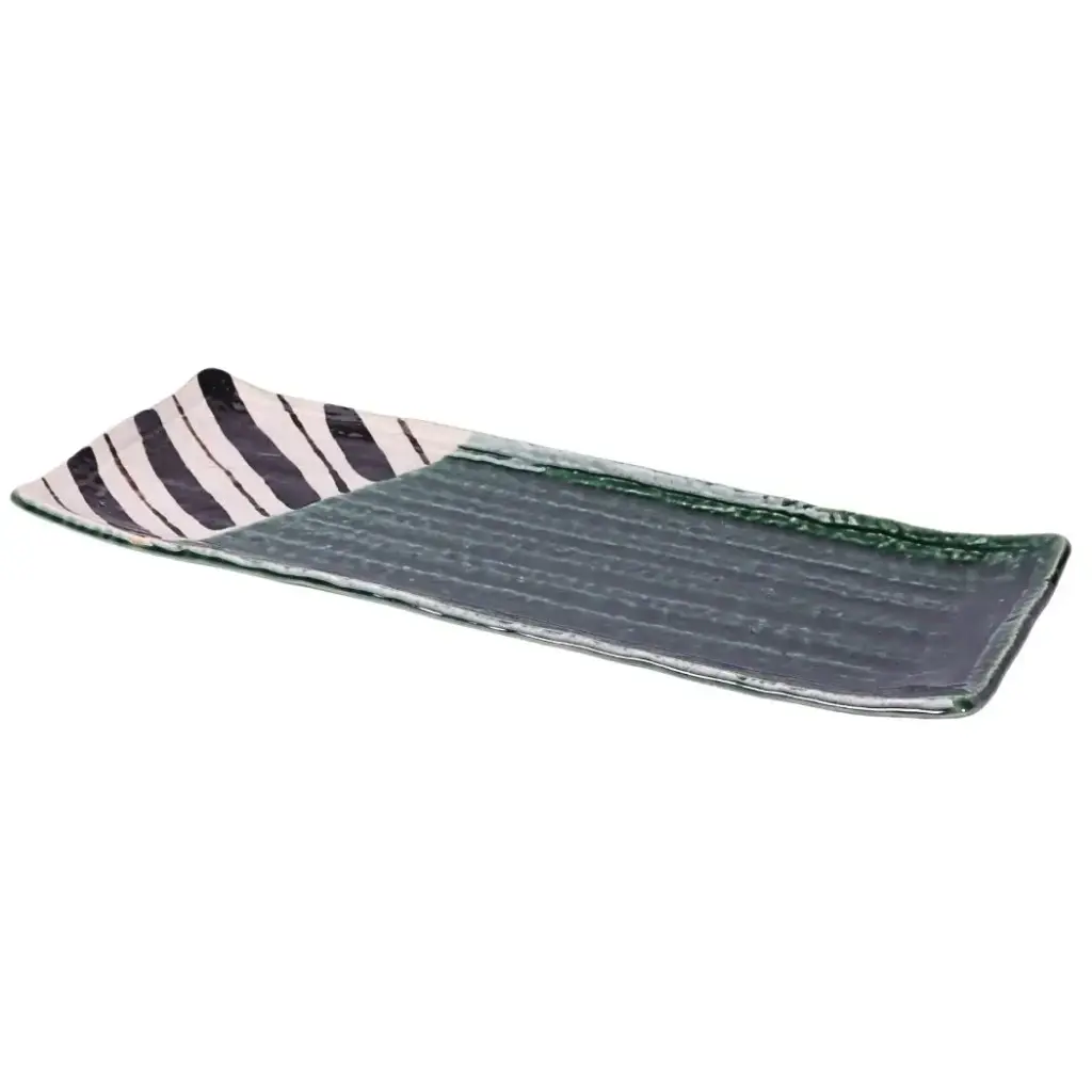 Oribe Tokusa Sanma Plate 12.5"