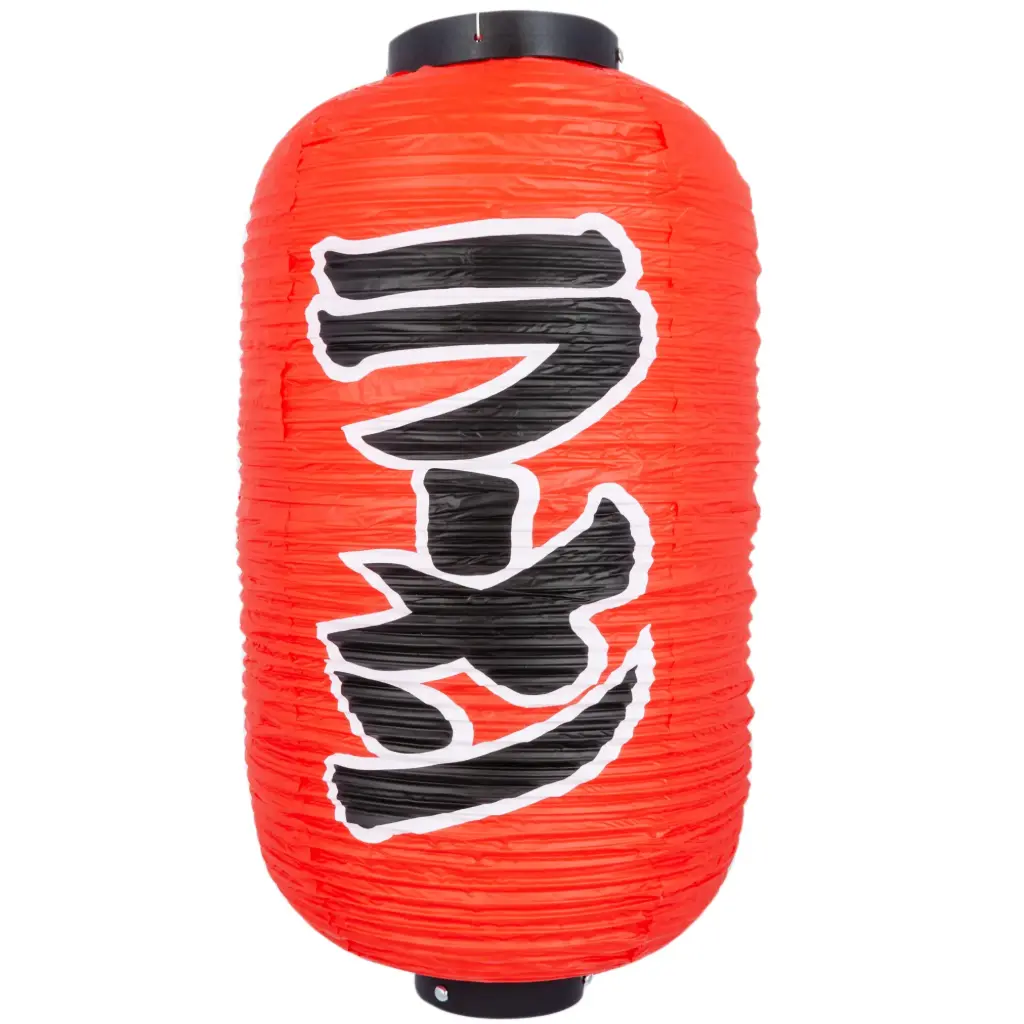 PVC Lantern "Ramen" 24x60 cm (Red)