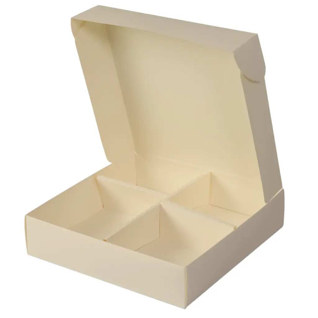 Paper Bento Box Set 23x22.5x5.5 cm (100 Sets)