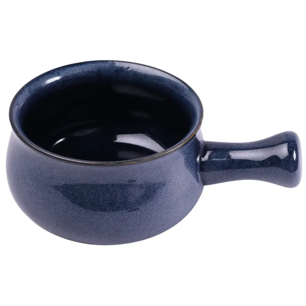 Pot Shaped Bowl 5.5" (Deep Blue)