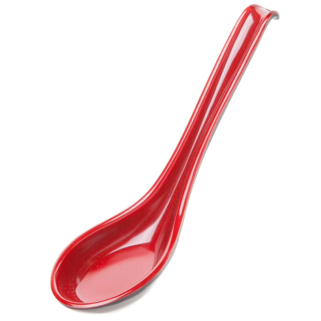 Ramen Spoon (Black-Red)