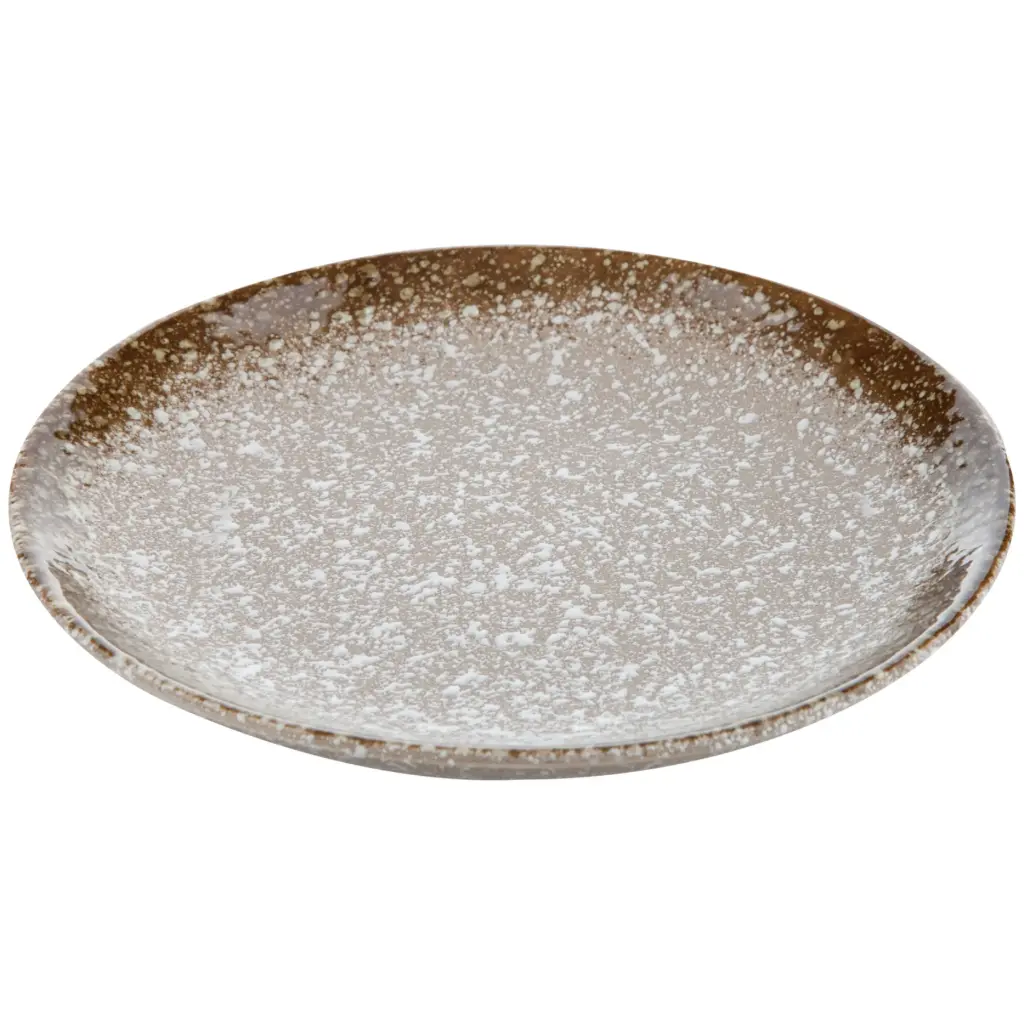 Round Dish 6" (Snow-Desert)