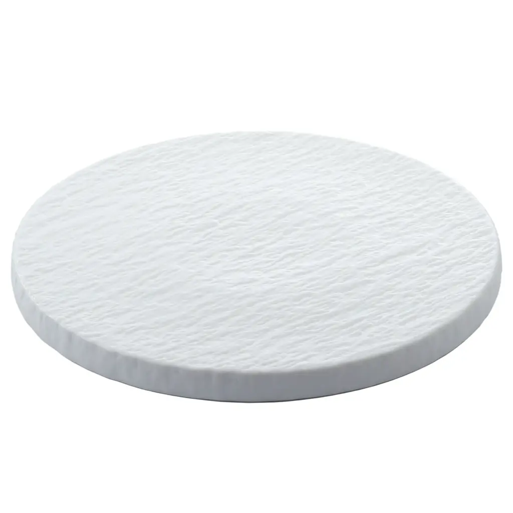 Round Flat Plate 8.5" (White Stone)