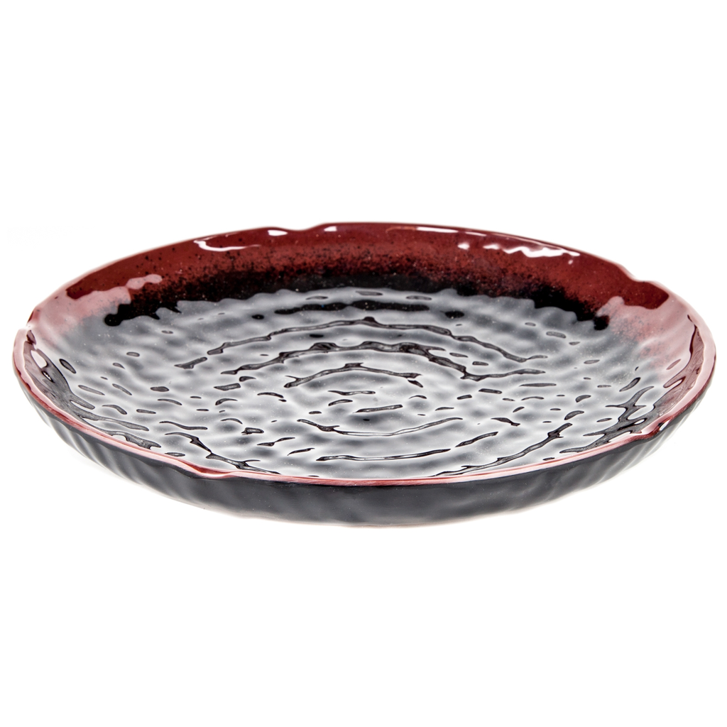 揚げ物皿 茶色 10.25”