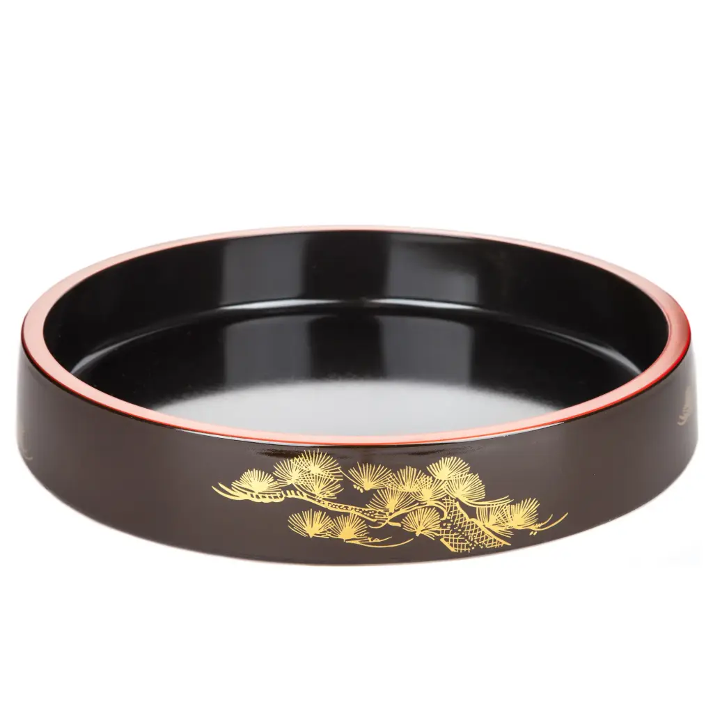 富士型桶 (溜パール松) 17"