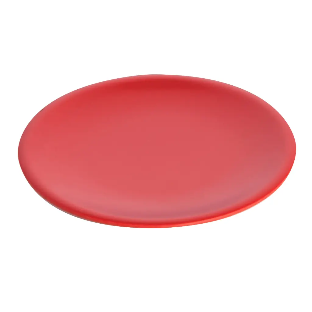 Round Sushi Plate 6" (Red)