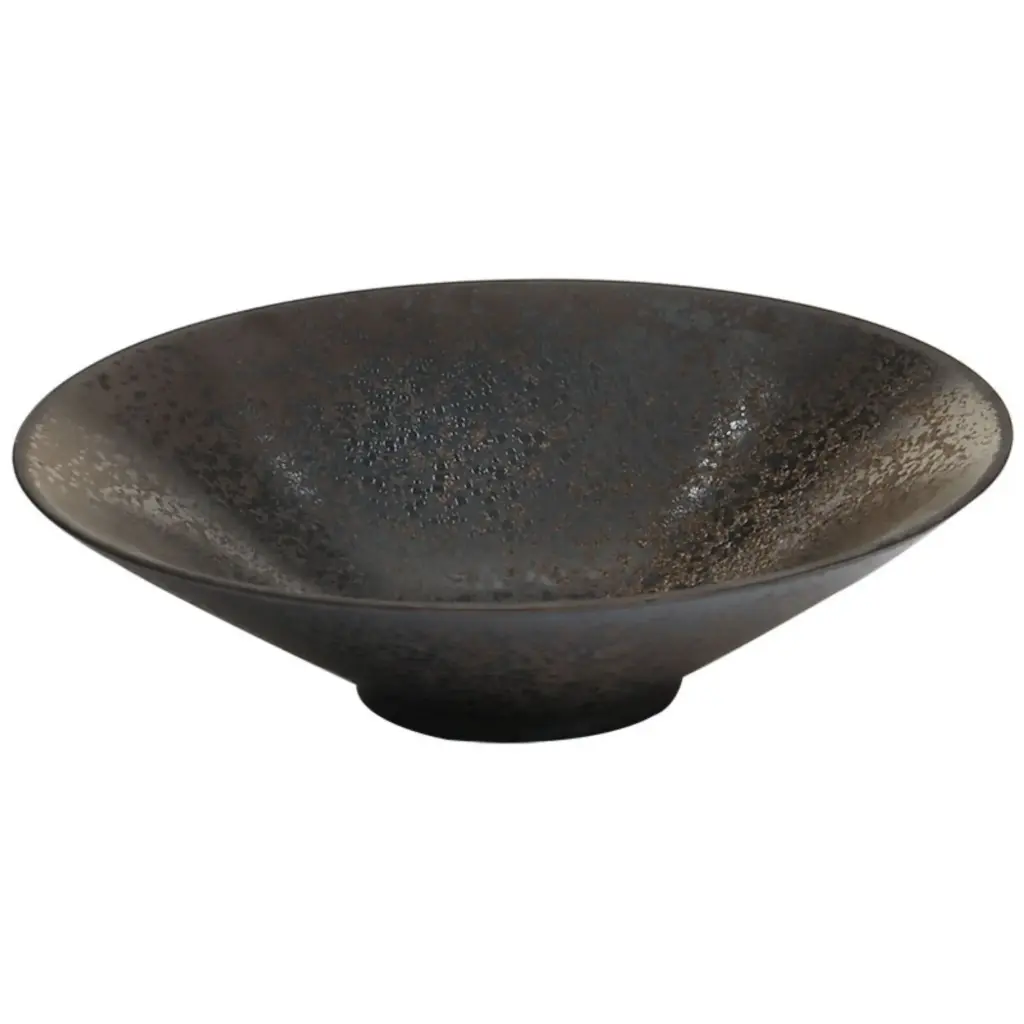 サラダ鉢 25 cm (黒砂糖)