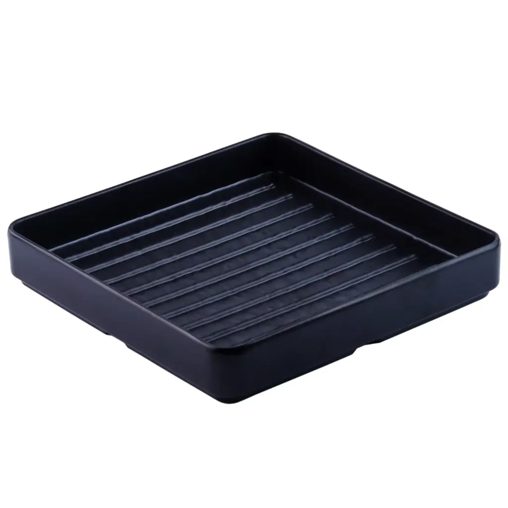 Shabu Shabu Stackable Tray 8" (Black)