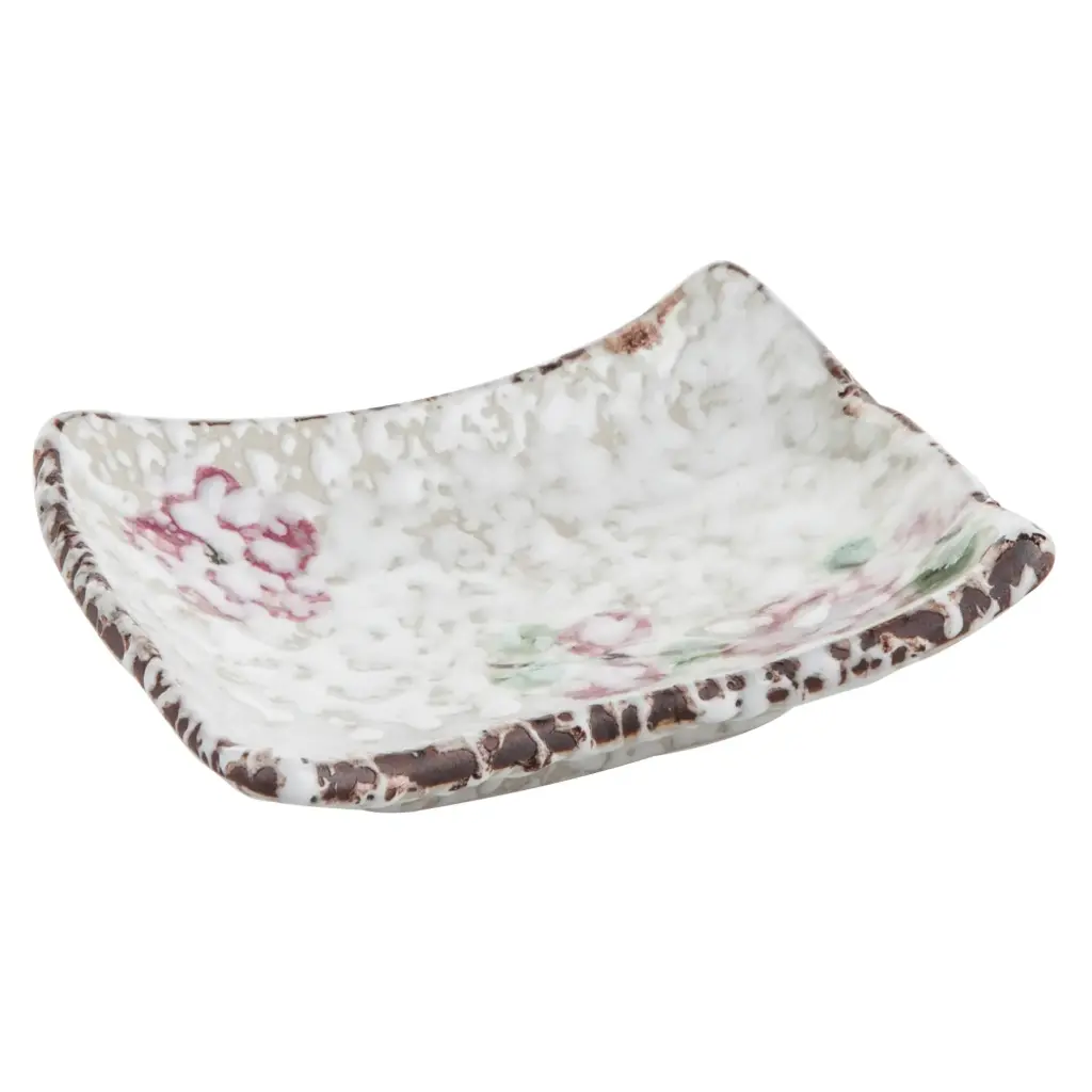 Snow Pattern Square Sauce Dish