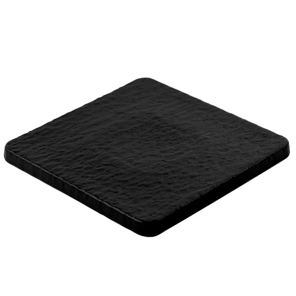 平角皿 8.5" (黒石)