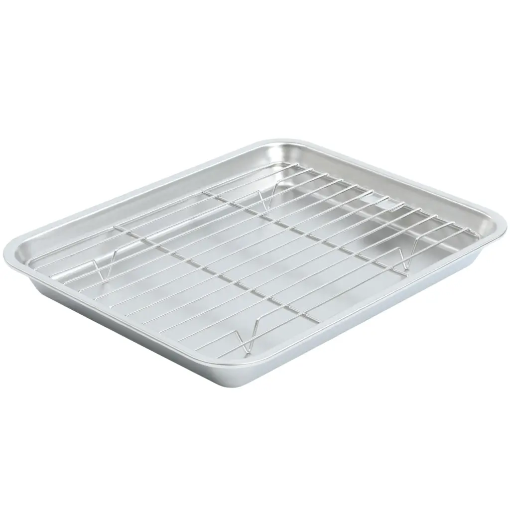 ชุดถาดรองของทอด 29x23x3 ซม. (18-8)