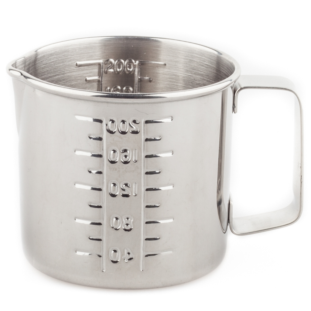 Stainless steel measuring cup 200 ml (18-8)
