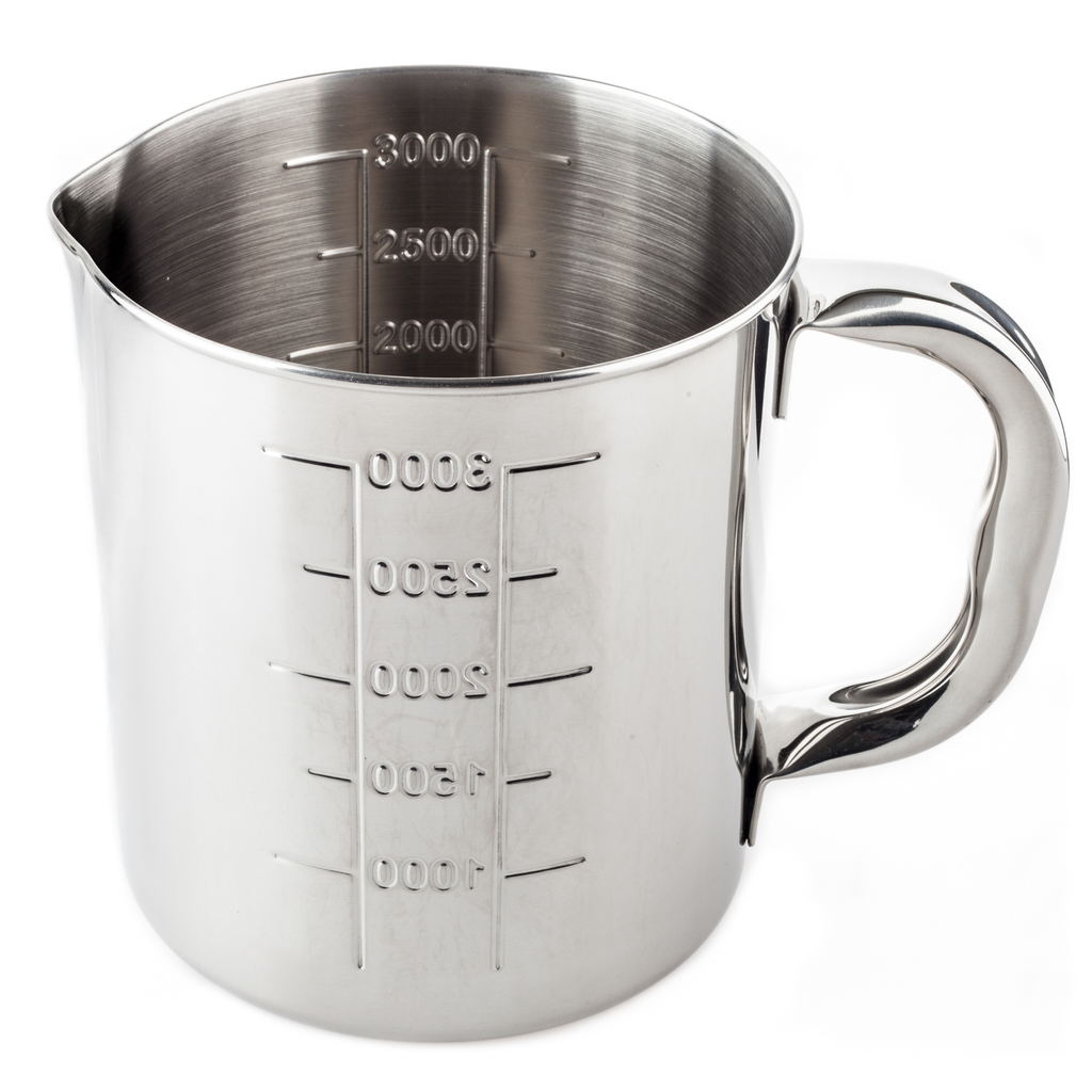 Stainless steel measuring cup 3000 ml (18-8)