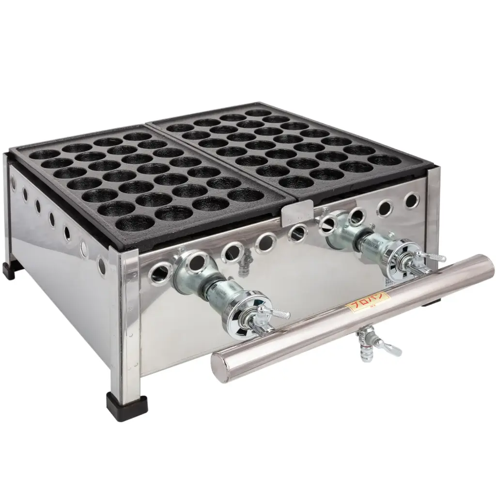 Takoyaki Stove 38 mm (28 Holes x 2 Plates)