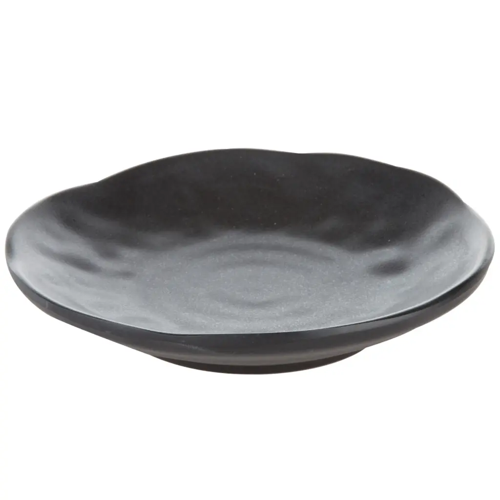 Thick Round Dish 5.5" (Zen Black)