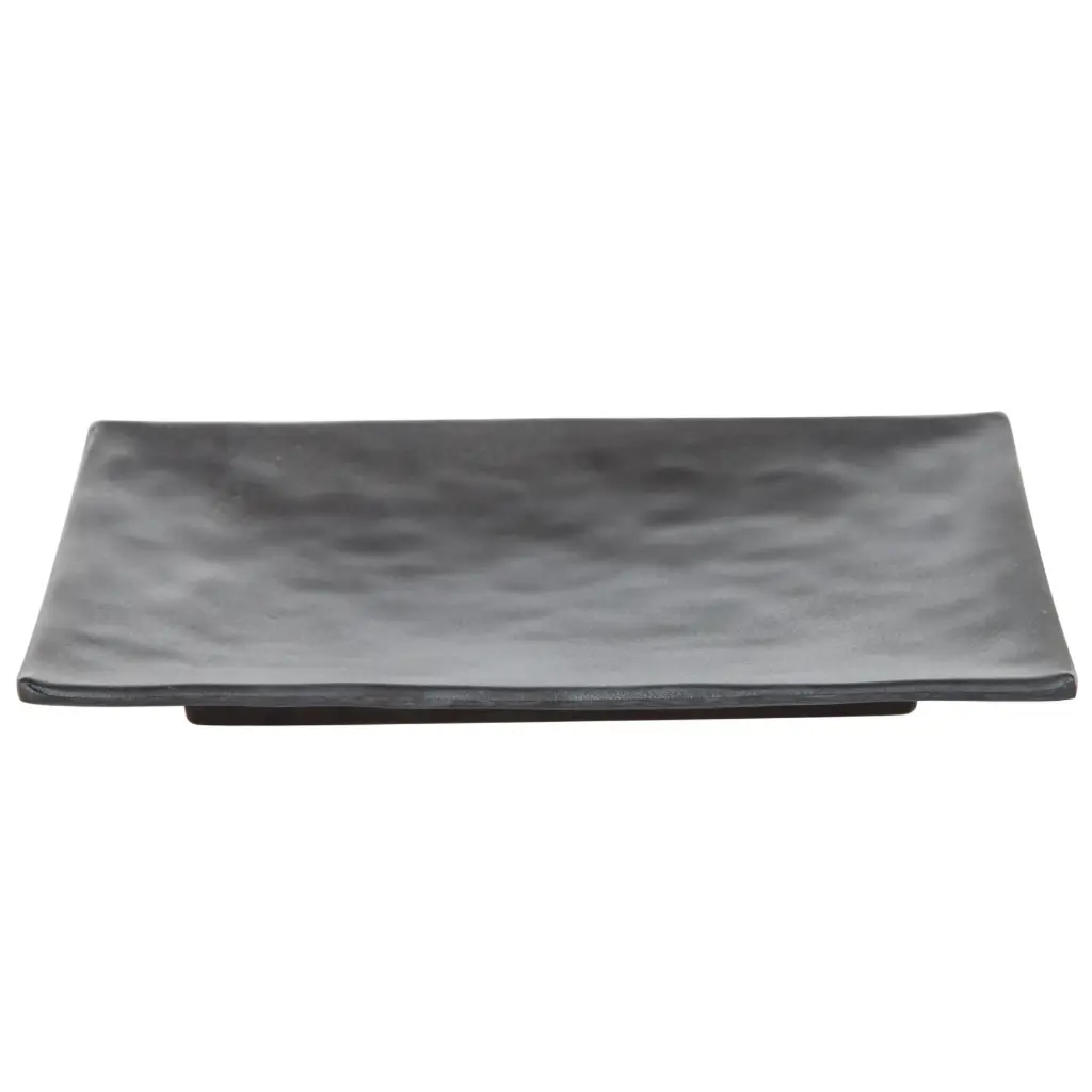 Wagashi Rectangle Plate 11.75" (Zen Black)