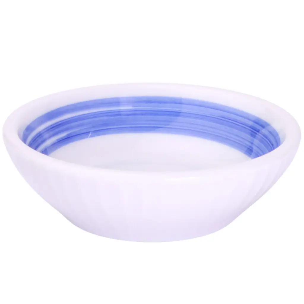 ワサビ皿 3" (青い丸)