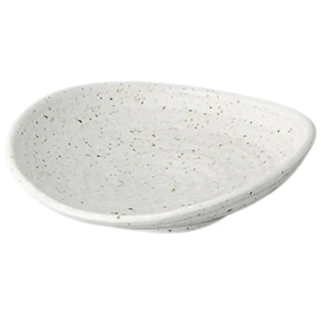 White Karatsu Sashimi Bowl 7.25"