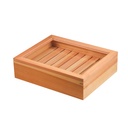 Wooden Box with a Clear Lid 35x28x10 cm