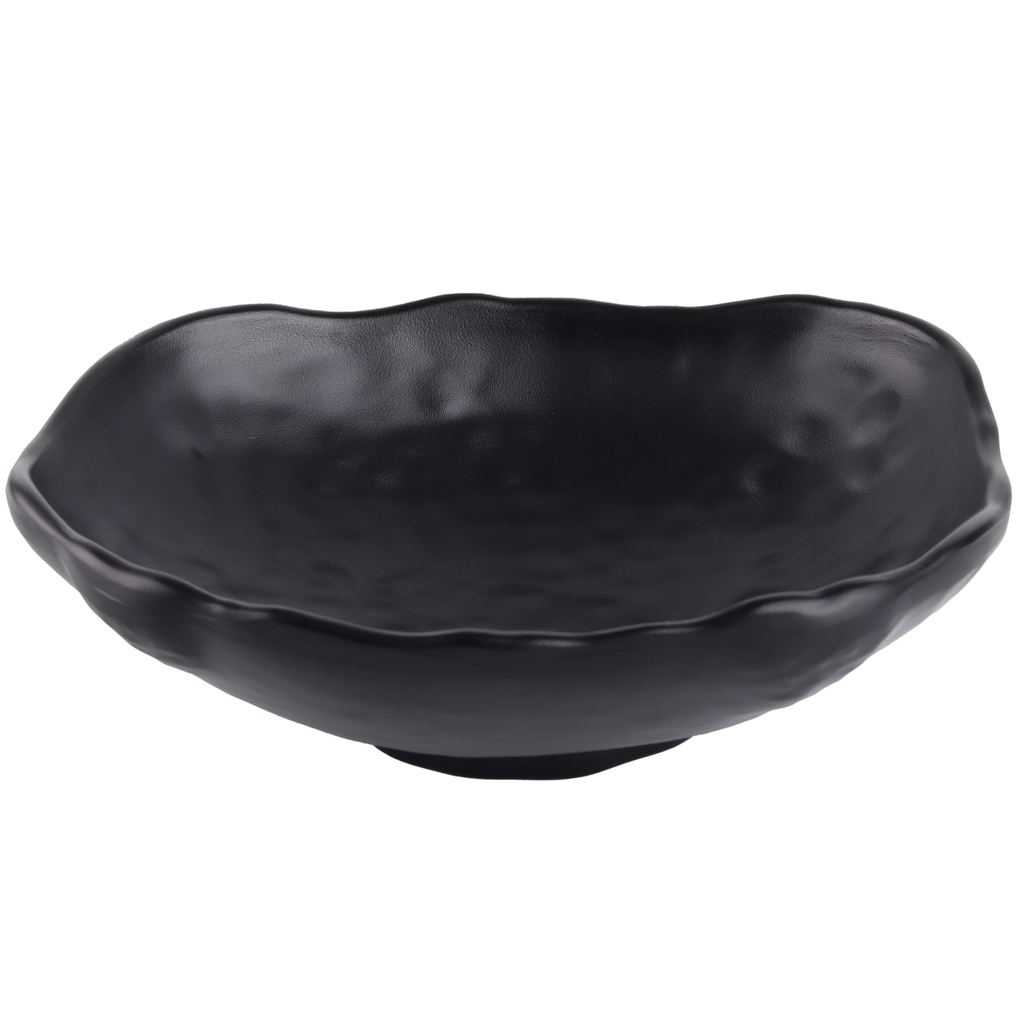メラミンまぐろ鉢 10" (ZEN SERIES, 黒)
