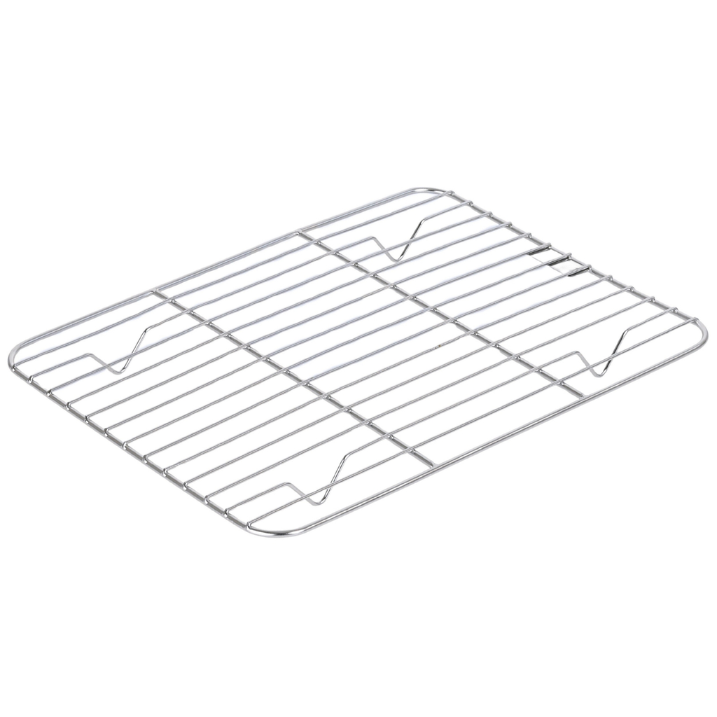 ステンレス揚げ物用網 29x22x1.8 cm (18-8)