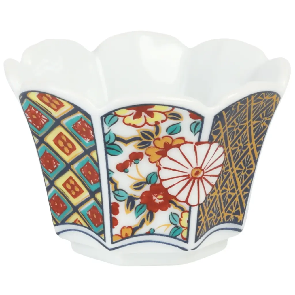ถ้วยกลีบดอกไม้ลายแปดหน้า 2.5 นิ้ว